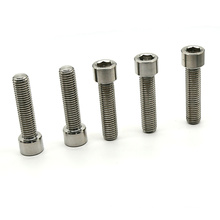 Gr2 Gr5 Titanium socket cap screws din 912